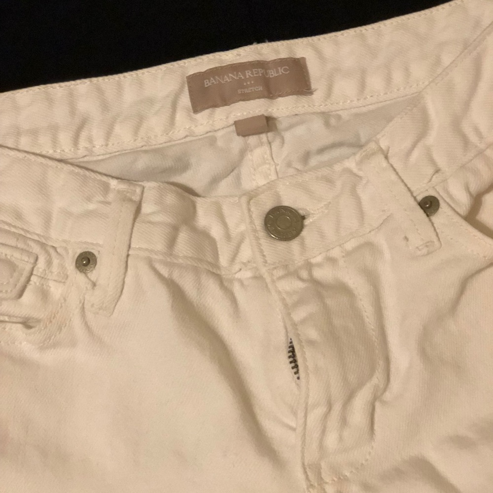 Banana Republic White Pants